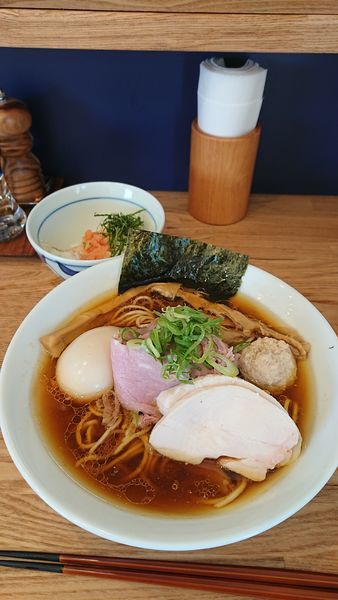 「特製地鶏ラーメン」@自家製麺 純の写真