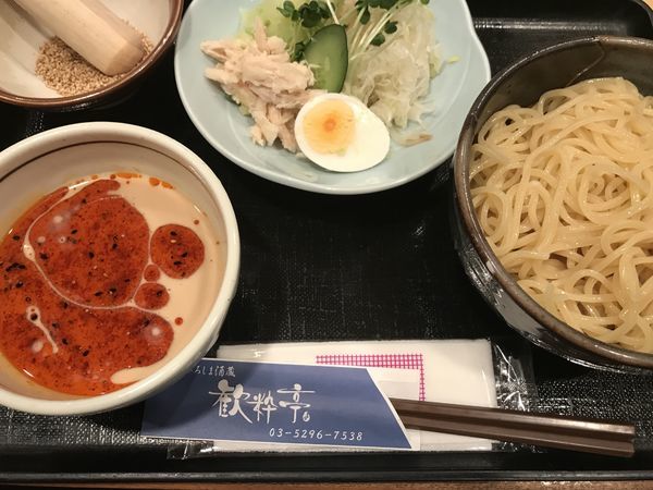 「濃厚ごまだれつけ麺」@ひろしま酒蔵 歓粋亭の写真