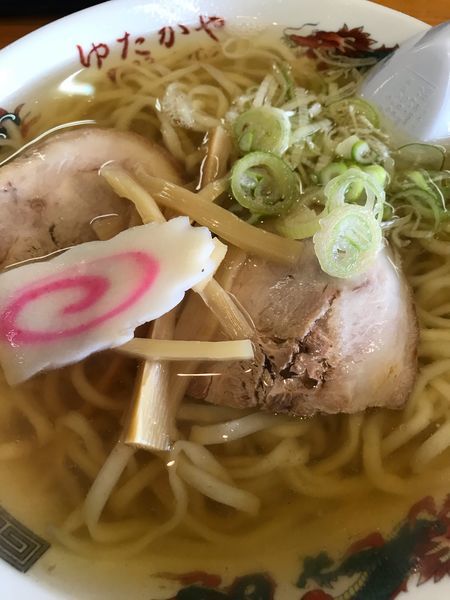 「手打ちラーメン600円」@青竹打麺 ゆたかやの写真