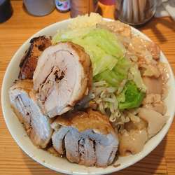 ラーメン 豚2枚マシ ニンニク アブラ