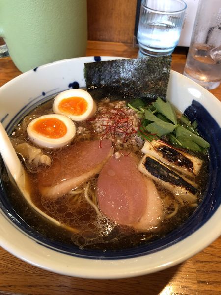 「【5周年限定】鴨ねぎラーメン800円＋α」@麺屋 鶏口の写真