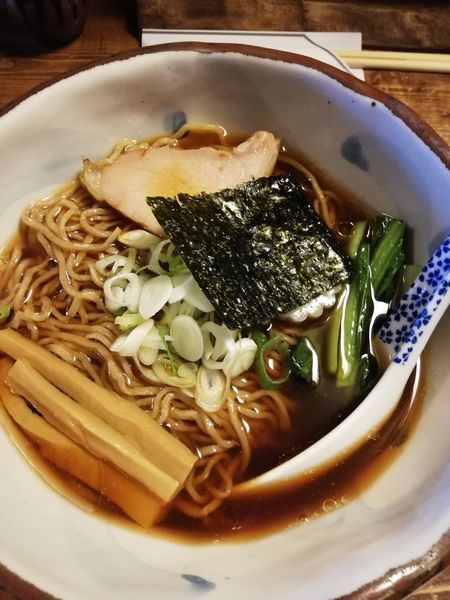 「醤油拉麺」@拉麺酒房 熊人の写真