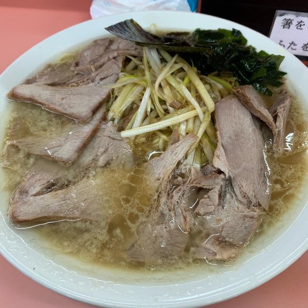 「ネギチャーシューメン1050円」@ラーメンショップ 石川店の写真