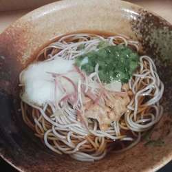 山形だしのネバネバ3色そば