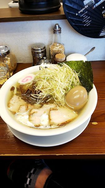 「ネギそば+味玉」@中華そば 馥の写真