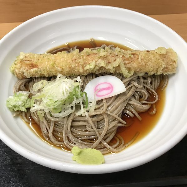 「冷しちくわ天（￥450）」@そばいち IKE麺KITCHEN池袋店の写真