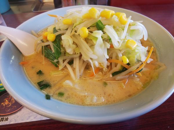 「白味噌ラーメン」@満北亭 新青海街道東大和店の写真