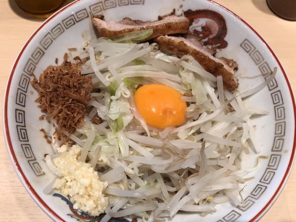 「小ラーメン 汁なし変更」@豚山 中野店の写真