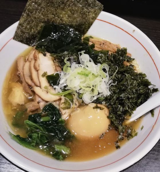 「限定 冷やし生姜ラーメン､味玉」@三鷹食堂いなりの写真