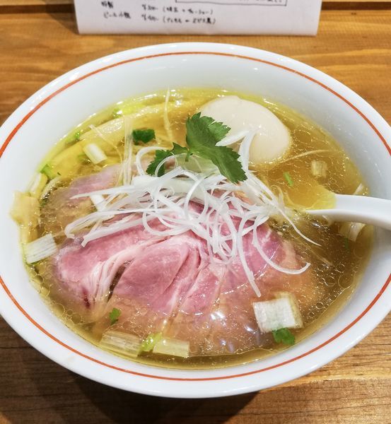 「月曜限定 塩そば、味玉」@麺尊 RAGEの写真