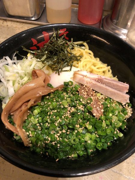 「油そば特盛 Aトッピング」@東京油組総本店 池袋組の写真