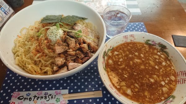 「つけ麺800円+メガ盛り370円」@Cafe Style Shooyaの写真