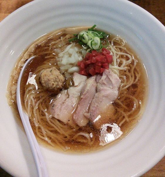 「【限定】冷やし煮干し鶏そば　８００円」@麺屋 ゆるり。の写真