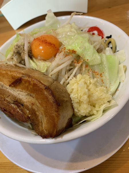 「男気まぜ大盛」@らーめん まるはちの写真