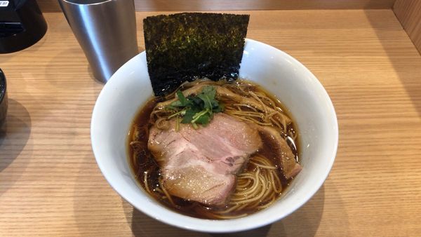 「季節の出汁そば(醤油)+シュラスコ丼(小)」@Handicraft Worksの写真