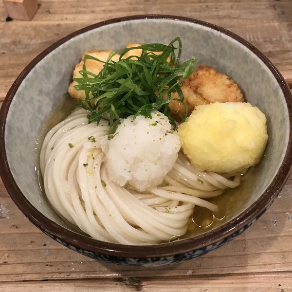 「鶏玉天ぶっかけ（￥780）」@麺屋 坂本01の写真