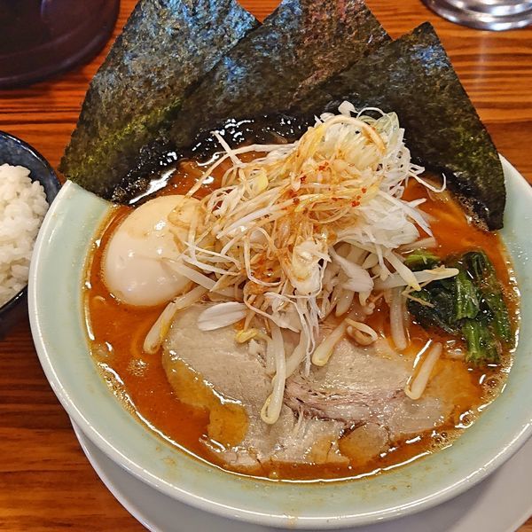 「ラーメンメキシコ(中辛)850 ライス100」@濱之家 入谷店の写真