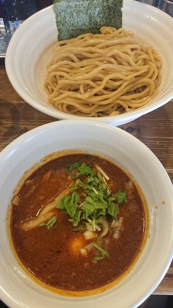 「ベジポタ辛つけ麺」@ベジポタつけ麺 えん寺の写真