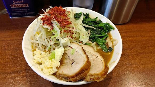 「ラーメン+ほうれん草」@麺屋 づかちゃんの写真