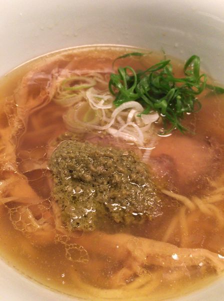 「三位一体 ９００円 麺少なめ」@中華そば 和渦 TOKYOの写真