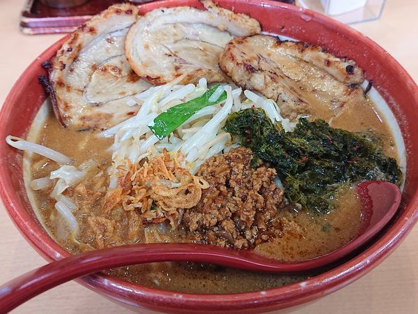 「味噌漬け炙りチャーシュー麺(伊勢味噌)」@麺場 田所商店 行徳店の写真