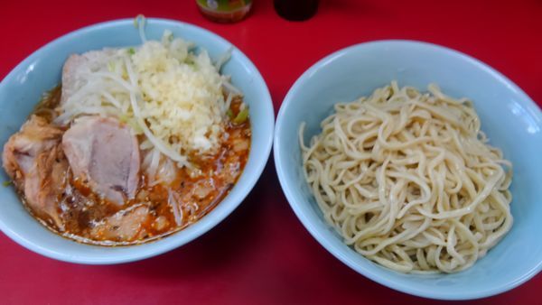 「小ぶた＋つけ麺　940円」@ラーメン二郎 中山駅前店の写真