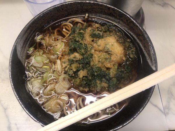 「春菊天そば【400円】」@大和屋の写真