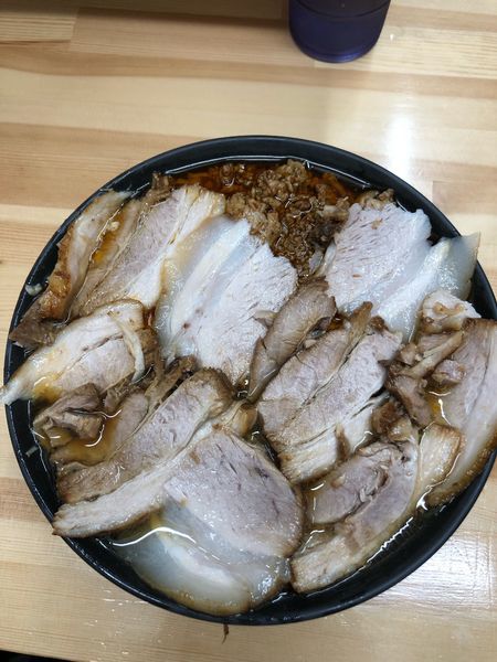 「激辛チャーシュー麺中盛900円」@北大塚ラーメンの写真