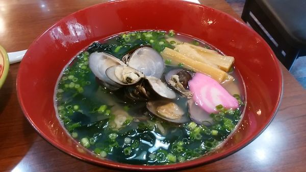 「十三湖のしじみラーメン（小）（780円）」@太宰らうめんと津軽のめしや「めぇ」の写真