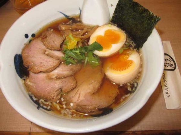 「ちゃーしゅうめん　950円＋双子の味玉　100円」@与ろゐ屋の写真