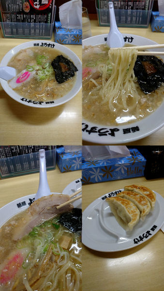 「『創作の塩ラーメン+餃子(税別￥667+278)』」@麺屋 ようすけの写真
