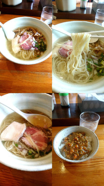 「『カマス煮干しの冷やしそば 塩(￥800)』」@麺堂HOMEの写真