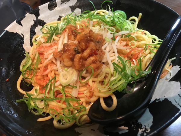 「汁なし海老そば」@北一倶楽部 武蔵中原店の写真