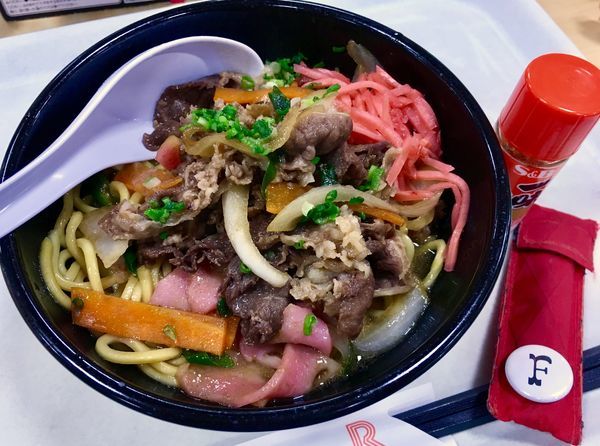 「牛・がっつりまぜめん」@長崎ちゃんぽん リンガーハット イオン高槻店の写真