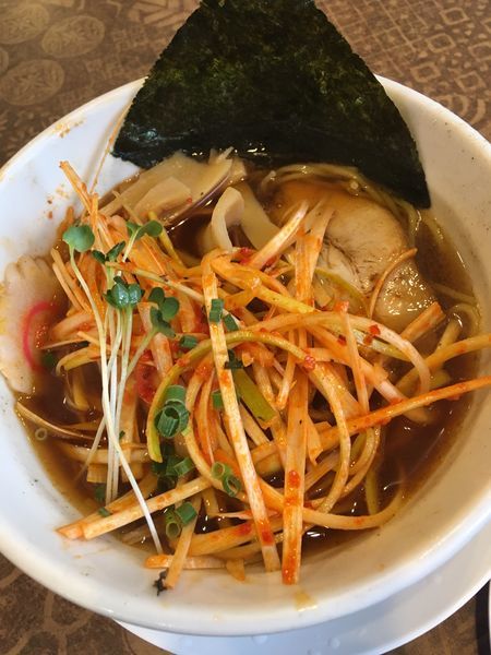 「煮干し辛ネギラーメン ¥900」@麺屋 川崎商店の写真