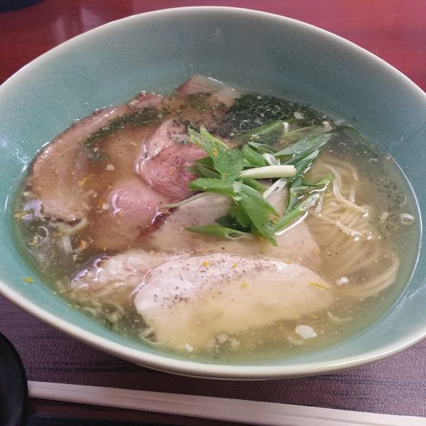 「地鶏の塩そば」@創作麺処 スタ★アトの写真