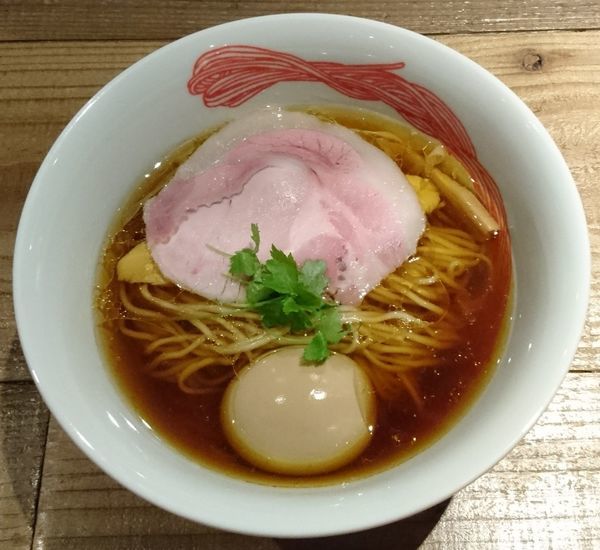 「清湯醤油＋とろ玉子」@Japanese Ramen Noodle Lab Qの写真