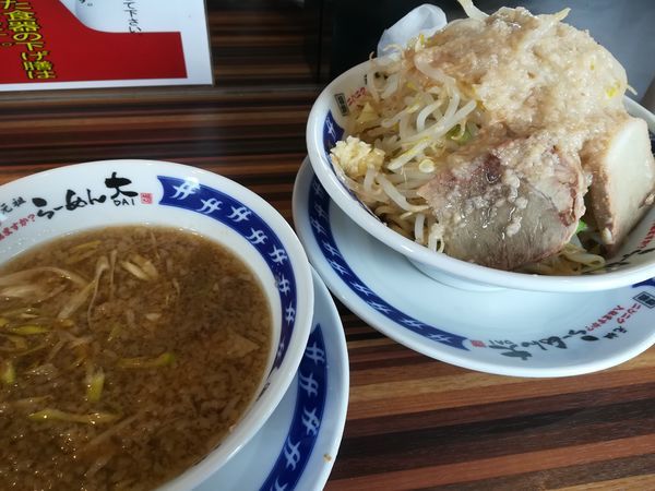 「つけ麺 並盛(冷)」@らーめん大 一宮店の写真