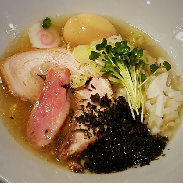 「ぬちまーす＆カキ醤（塩）９００円」@中華そば ひしおの写真