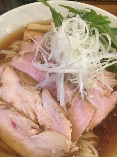 「７種の魚介アゴ冷やしそば¥880」@中華そば ココカラサキゑの写真