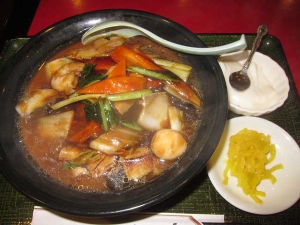 「五目湯麺（単品）　600円（ランチ）」@花彫酒家の写真