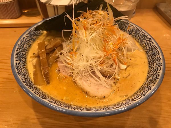 「特製ごまのからいそば」@中華そば 笑歩の写真