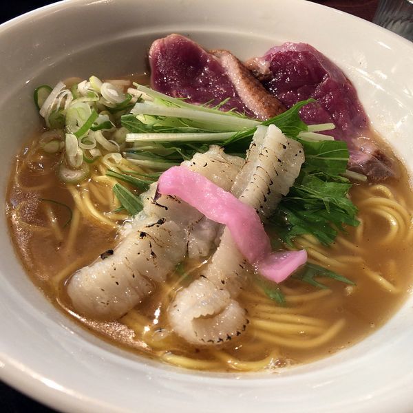 「【限定】イサキの塩らーめん(950円)」@麺家 うえだの写真