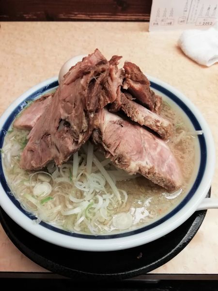 「チャーシュー麺（塩）+　煮玉子」@神名備の写真