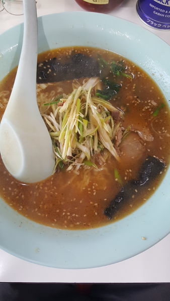 「ネギ味噌ラーメン中盛」@ラーメンショップ 平泉店の写真