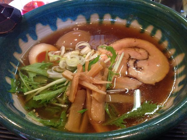 「ラーメン＋煮玉子」@支那そば やまいちの写真