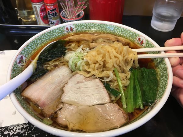 「中華そば(大盛り)¥820」@手打ち中華 こころの写真