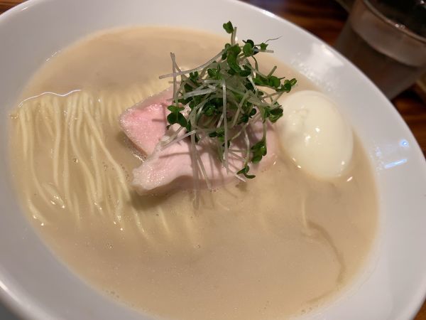 「鮪そば（濃厚）900円」@柴崎亭 梅丘店の写真