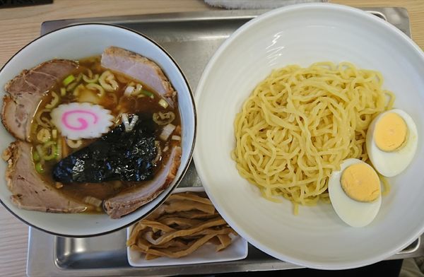 「チャーシューつけ麺(小)+半メンマ(1200円)」@中華そば 大咲の写真