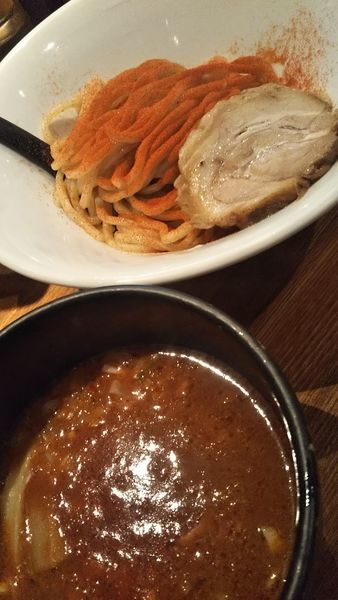 「大辛つけ麺(900円)」@つけ麺 R&Bの写真